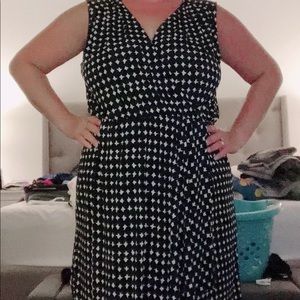 Black and white dress